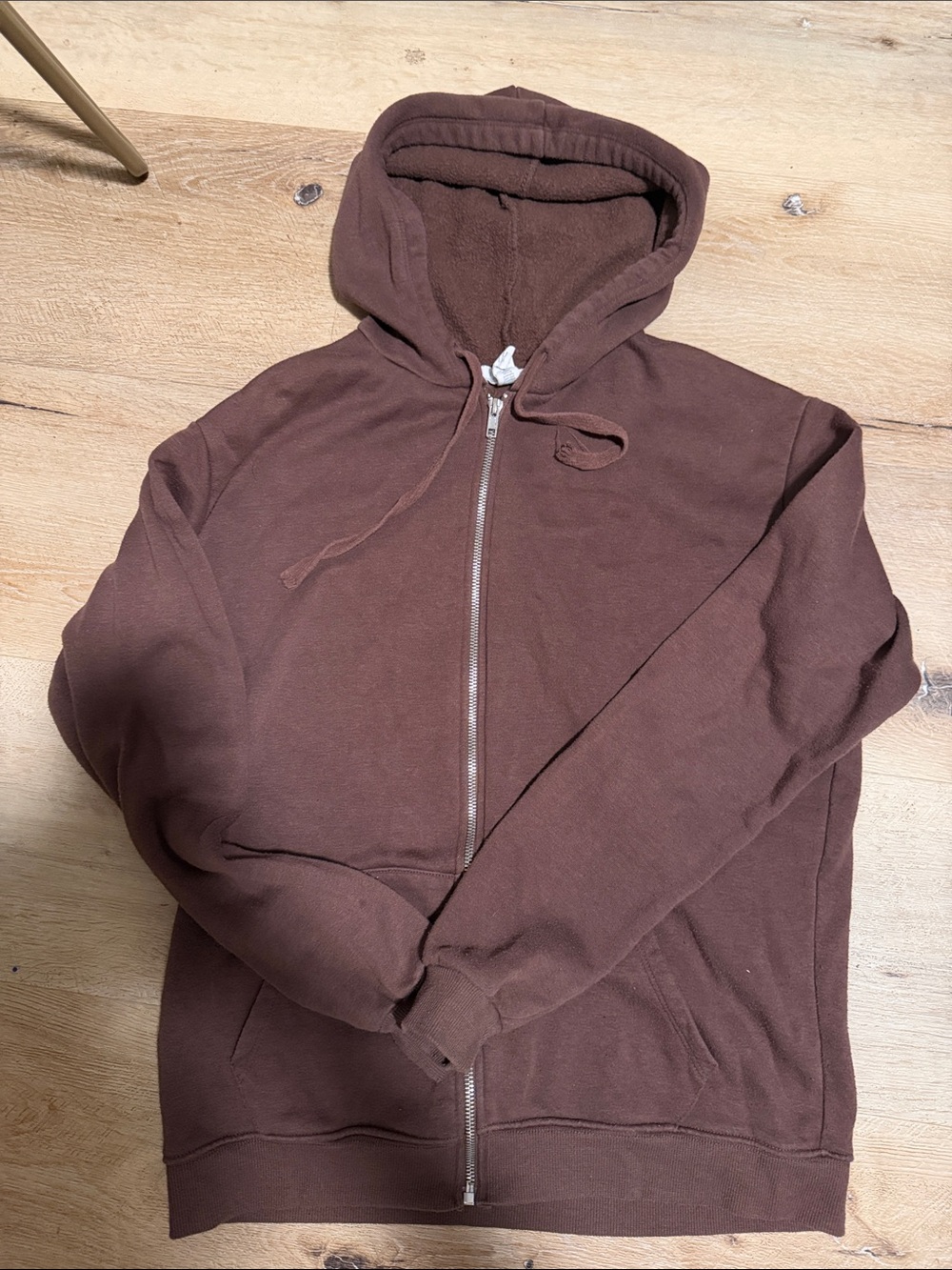 Full Tilt Brown Zip-Up Hoodie Jacket